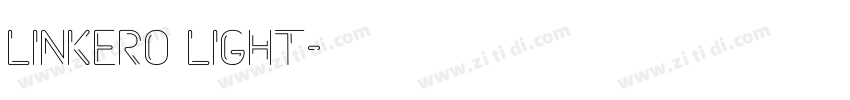 Linkero Light字体转换 Linkero Light字体转换